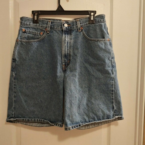 Vintage Levi 550 Denim Shorts sz 33 - Picture 1 of 8